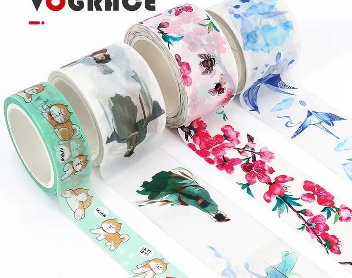 Personalized Washi Tape Printing with Bright Colors